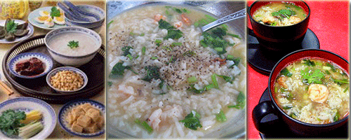 types of congee