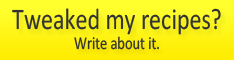 tweak my recipes