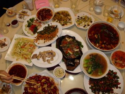 April 09 - my Chongqing 重庆 dinner